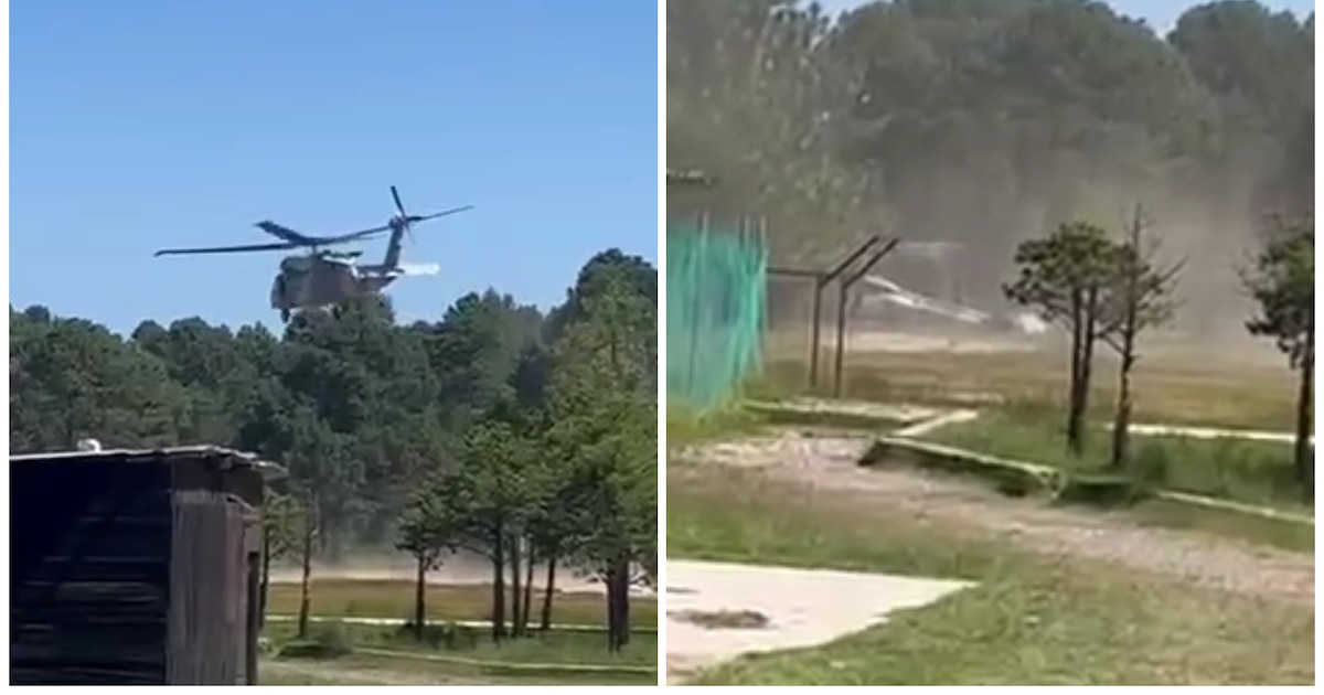 Photo: infobae.com Mexican Air Force Black Hawk Helicopter Crashes in Durango Leaving Seven Injured
