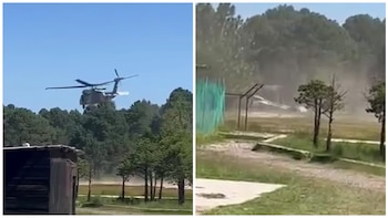 Black Hawk de la Fuerza Aérea Mexicana se accidenta en Durango: reportan dos militares lesionados
