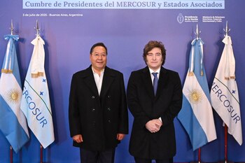 Javier Milei en el Mercosur 2025