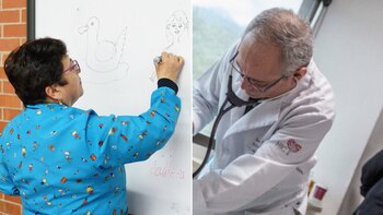 Profesores y médicos son los