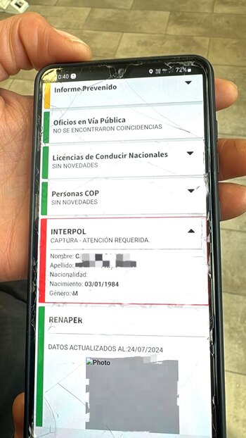 El pedido de captura de