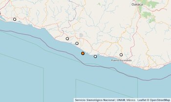 Temblor reportado en Oaxaca.
(SSN)