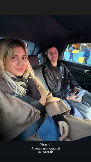 Wanda Nara anunció en Instagram que ya tiene las visas para ir al Mundial 2026 y publicó una foto junto a su hijo Benedicto