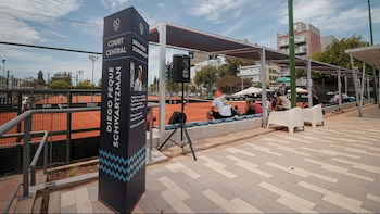 La cancha central del Club