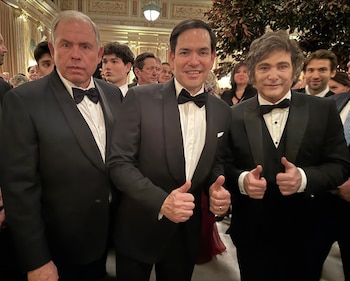 Javier Milei, Marco Rubio y
