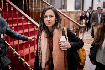 La secretaria general de Podemos,
