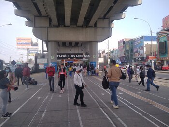 La estación Los Jardines. Foto: