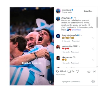 Saludo Messi cumpleaños afa