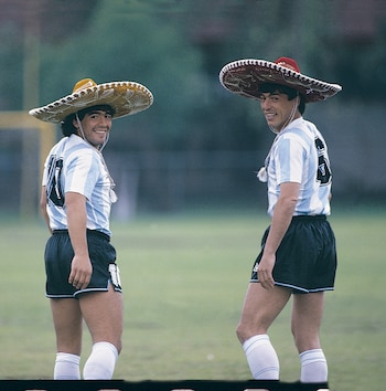 Diego Maradona Daniel Passarella