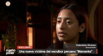 Cuarto Poder presenta el testimonio de otra joven que acusa a ‘Mamanka’ de abusos cuando era adolescente. Captura: América TV.
