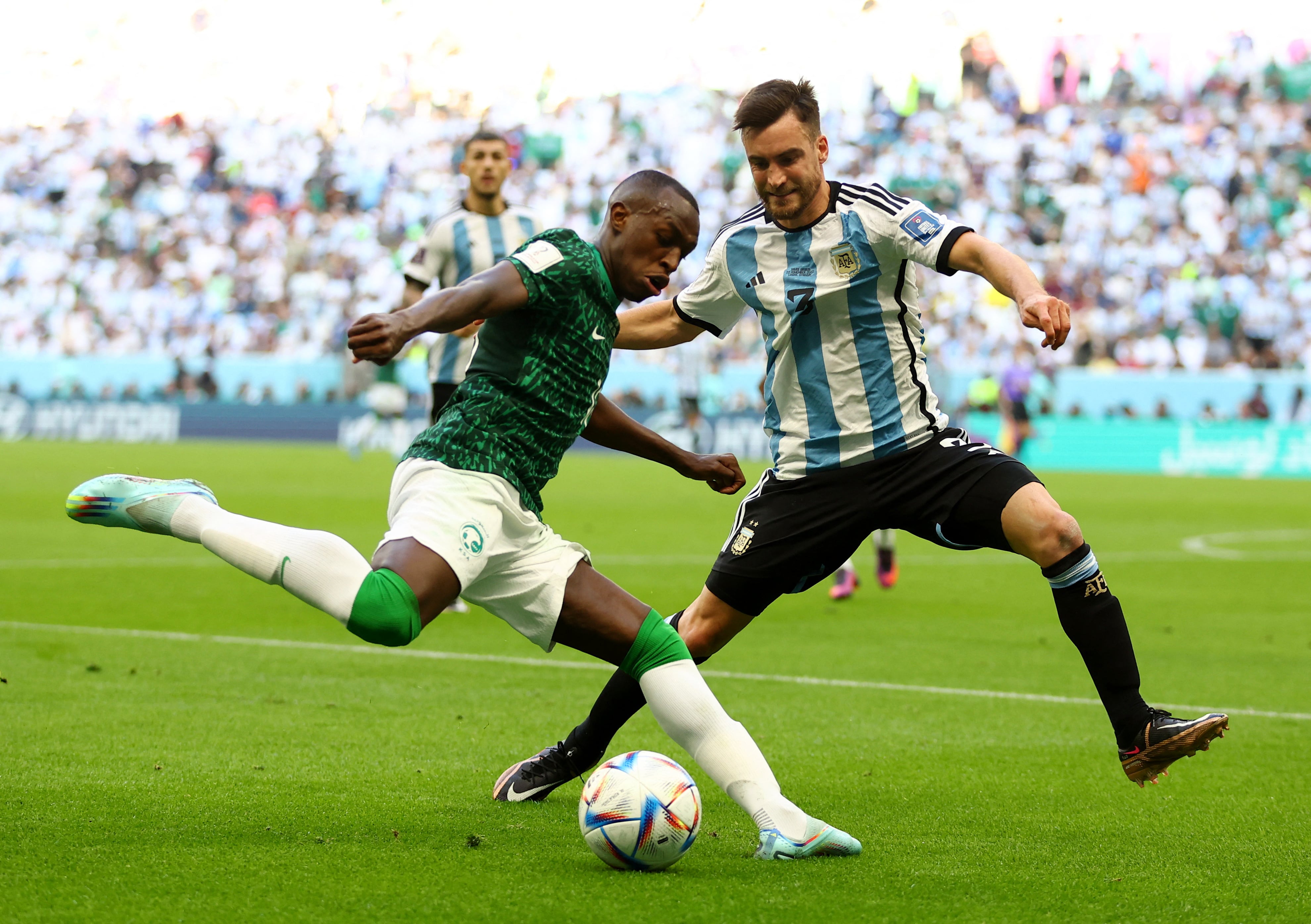 Nicolás Tagliafico en el Mundial de Qatar en 2022 (REUTERS/Hannah Mckay)