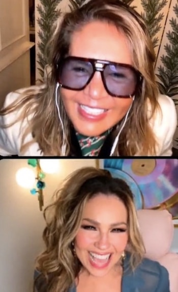 Yolanda Andrade y Thalía - (Instagram)