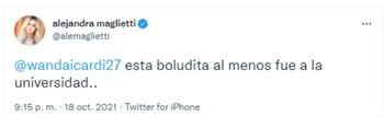 La fuerte respuesta de Alejandra