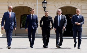 El canciller alemán Friedrich Merz,