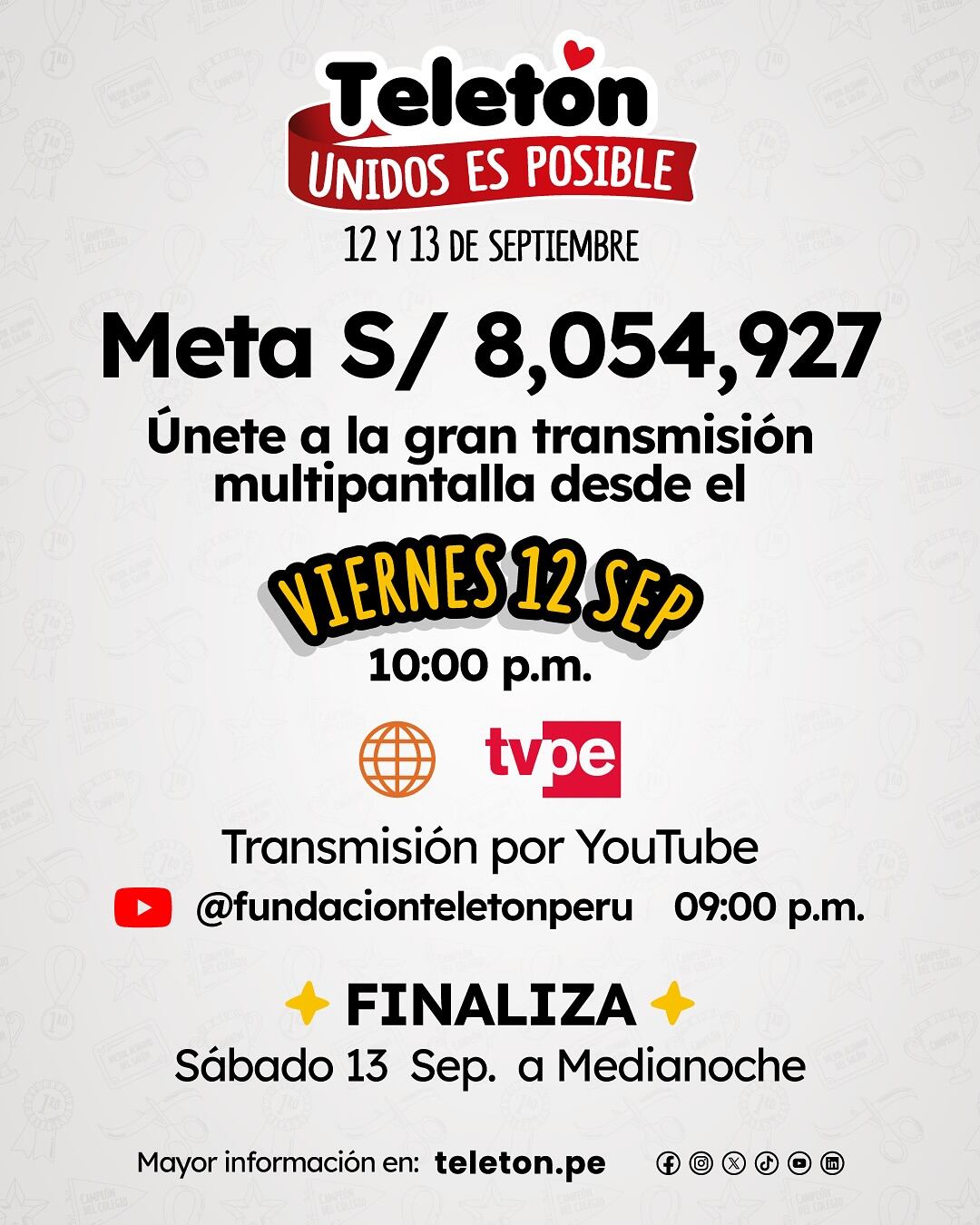 Teletón 2025: la meta