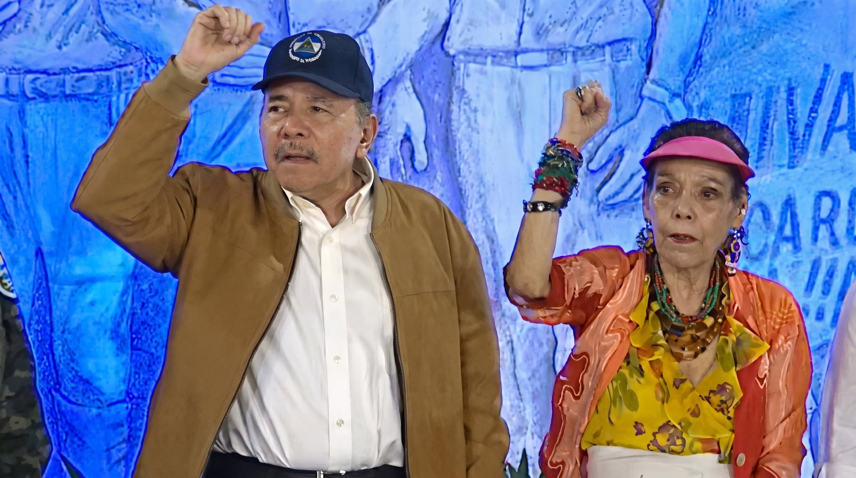 Daniel Ortega y Rosario Murillo, mandatarios de Nicaragua. (Infobae Centroamérica/Cortesía Canal 6 Nicaragua)