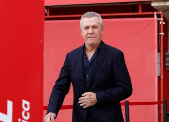 Soccer Football - LaLiga - RCD Mallorca v Atletico Madrid - Visit Mallorca Stadium, Palma, Spain - April 9, 2022 RCD Mallorca coach Javier Aguirre before the match REUTERS/Albert Gea
