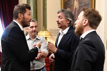 Marcelo Tinelli, Andrés Larroque, Máximo