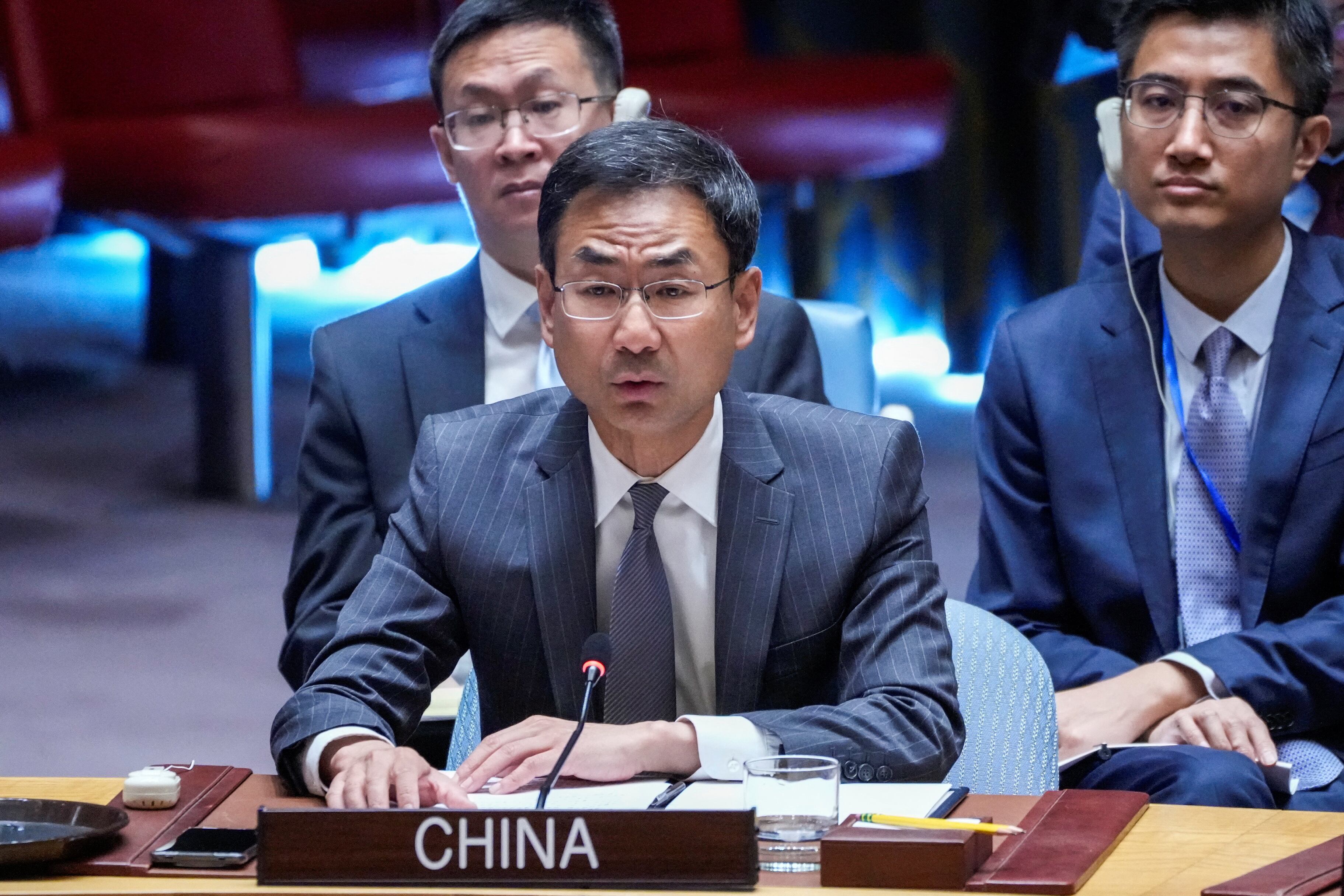 Geng Shuang advirtió que las inspecciones marítimas propuestas pueden afectar la libertad de navegación (Reuters)