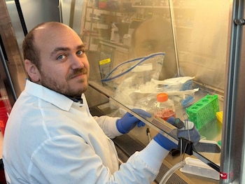 Dr. Sacha Lebon en el Instituto Weizmann