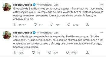 Nicolás Arrieta sobre polémica de