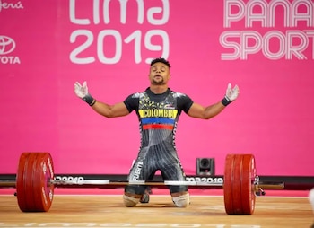 Francisco Mosquera y Rohelys Galvis tuvieron una actuación ganadora en la primera jornada de las pesas en los Juegos Sudamericano - crédito Colprensa