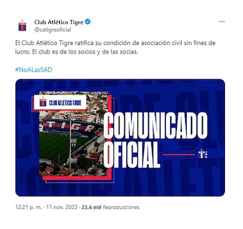 Los clubes se expresaron contra las Sociedades Anónimas