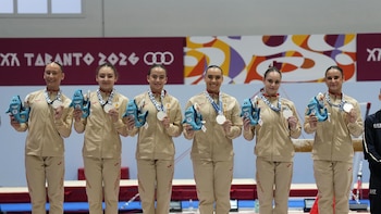 España se queda a las puertas de cuatro oros en Taranto 2026 en tenis, gimnasia e hípica
