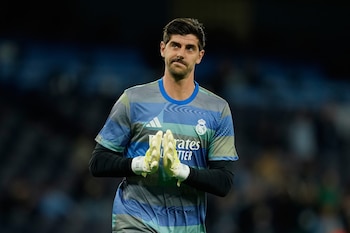 Thibaut Courtois, portero del Real Madrid. (AP Foto/Dave Thompson)