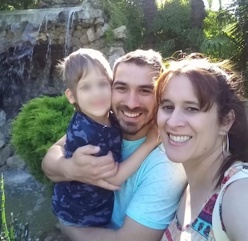 La pareja que se casó