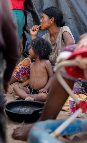 Rancho de Ñato, una imagen dolorosa. (Adrián Escandar)