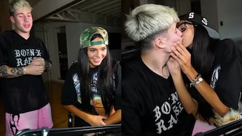 Juana Tinelli y Tomás Mazza