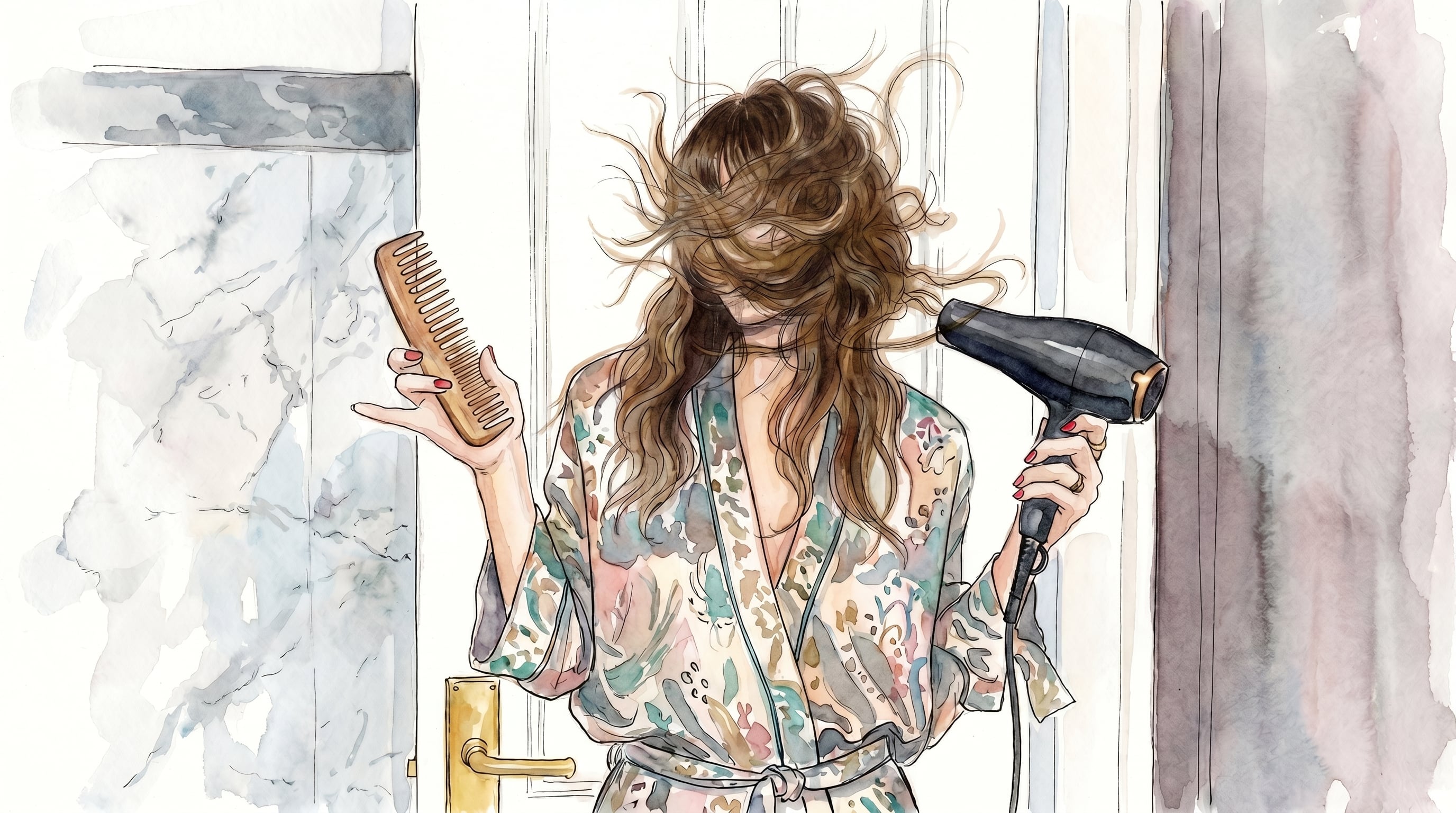 El cuidado diario del cabello se apoya en pequeños cambios de rutina que reducen el quiebre, protegen el brillo y ayudan a mantener el cuero cabelludo en buen estado. (Imagen Ilustrativa Infobae)