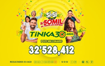 La Tinka: resultados del sorteo