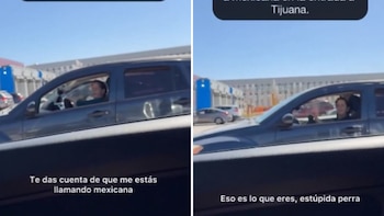 Enquanto esperavam para cruzar a fronteira em Tijuana, ocorreu o conflito.
