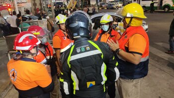 El autobús venía de la