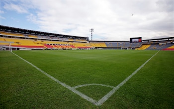 Vista del estadio de fúbtol