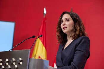 La presidenta de la Comunidad