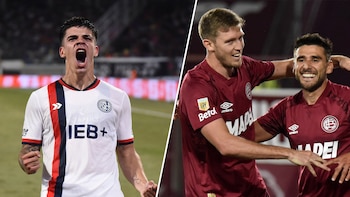 Con San Lorenzo-Lanús en el