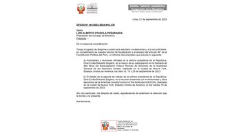 La congresista de Avanza País