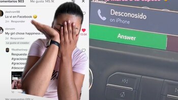 Tiktoker descubrió que su pareja