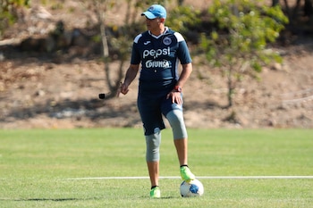 El entrenador del Club Motagua,