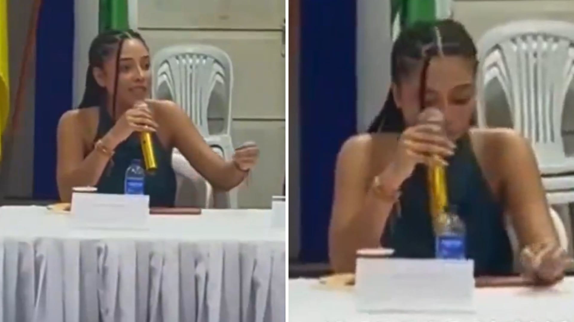 La presencia de Juliana Guerrero en el consejo universitario genera rechazo por su cercanía presidencial y por investigaciones sobre su título profesional - crédito @JACOBOSOLANOC/X