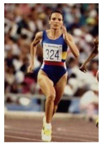 Ximena Restrepo fue, además, la primera atleta en ganar una medalla olímpica para Colombia - crédito @Jairpim81/X