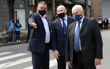 En la recorrida, Chocobar se