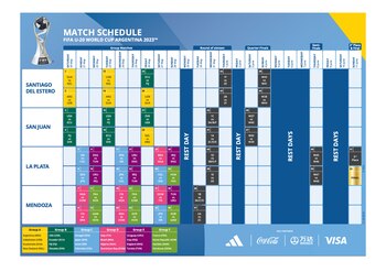 El calendario completo con todos