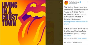 El mensaje que publicó la