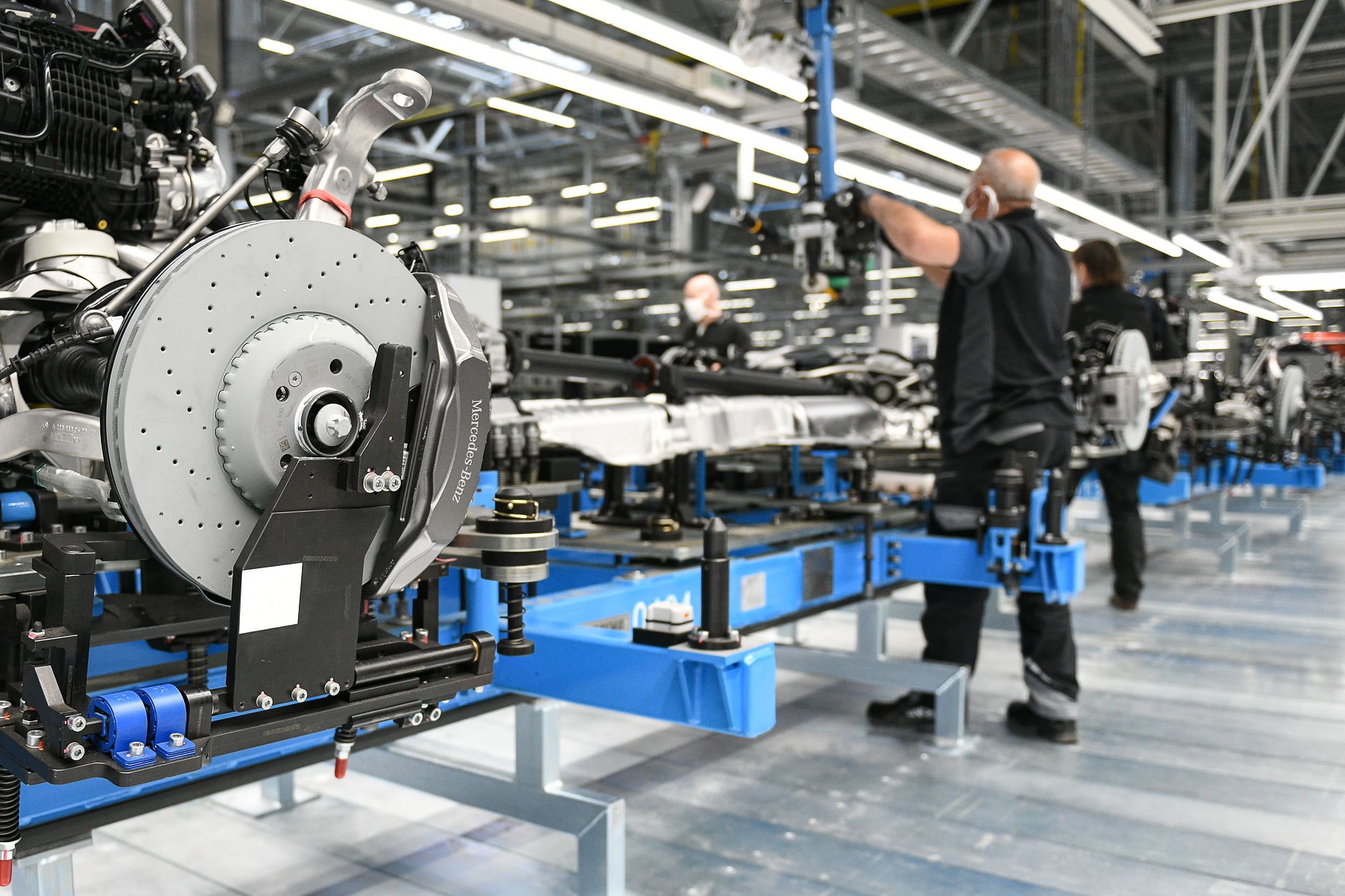 La producción automotriz local cayó en 2025 pero también subieron las importaciones. Así el déficit aumentó un 13,3%. EFE/EPA/PHILIPP GUELLAND