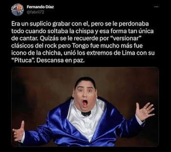 Fernando Díaz difundió noticia falsa sobre Tongo.