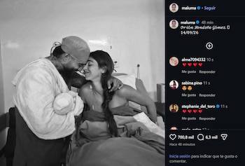 La inscripción difundida por Maluma indicó que Orión Londoño Gómez nació el 14 de septiembre de 2026 - crédito maluma / Instagram